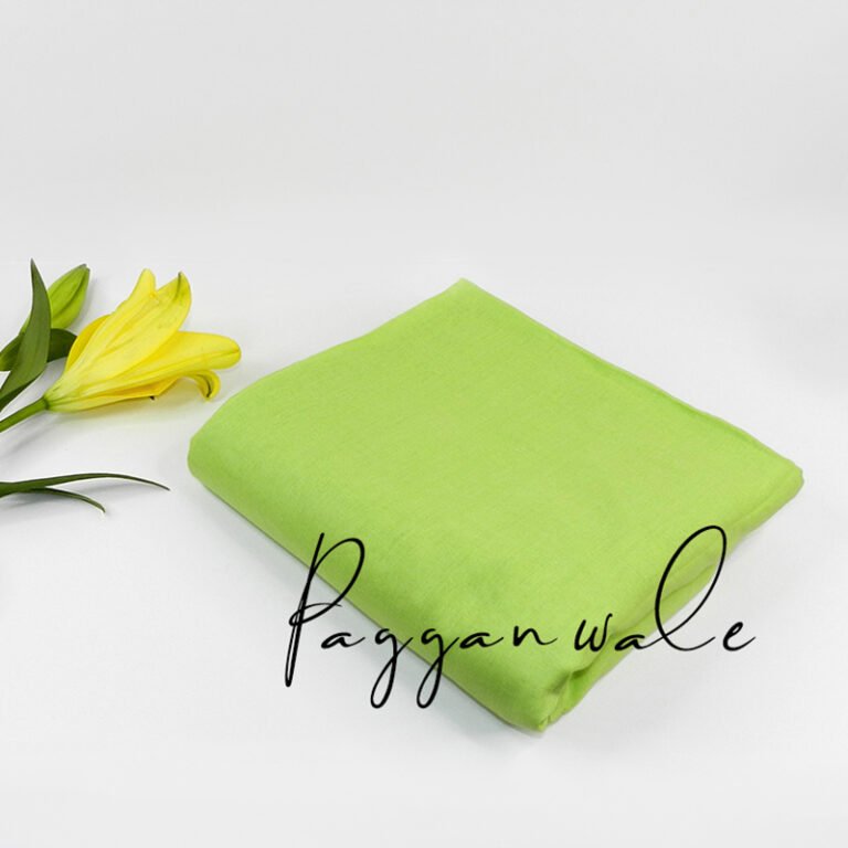 LIGHT PARROT GREEN TURBAN | LIGHT FULL VOILE - Paggan Wale