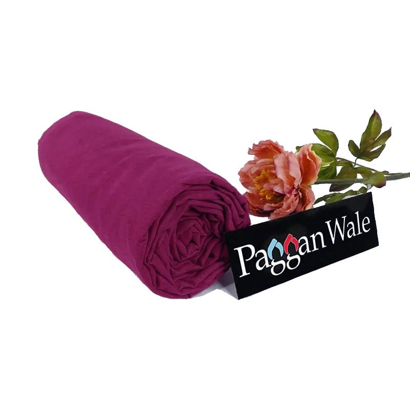 Solid Pink Turban 1