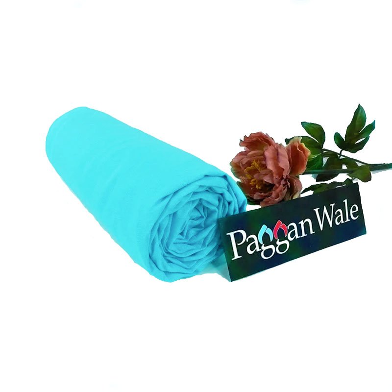 Pastel Aqua Blue Turban 1