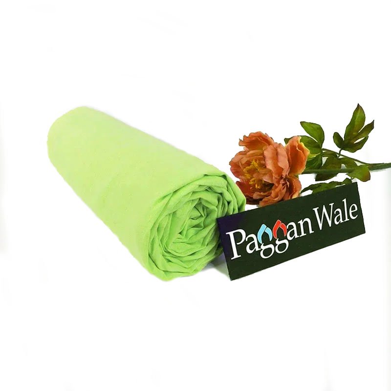 Pastel Green apple turban 1